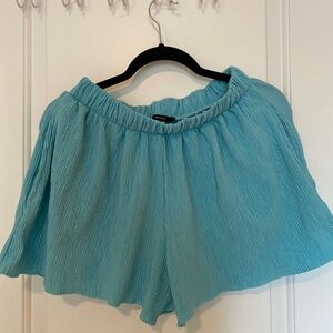 Blue Forever 21 Ribbed Shorts (M)